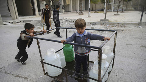 Los terroristas contaminan el agua potable de Damasco